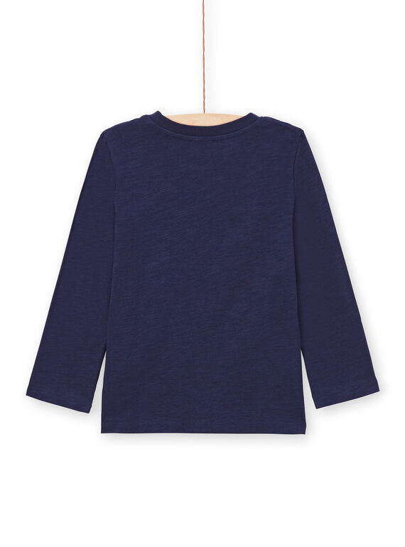 T-shirt bleu marine enfant garçon MOMIXTEE5 / 21W902J4TML717