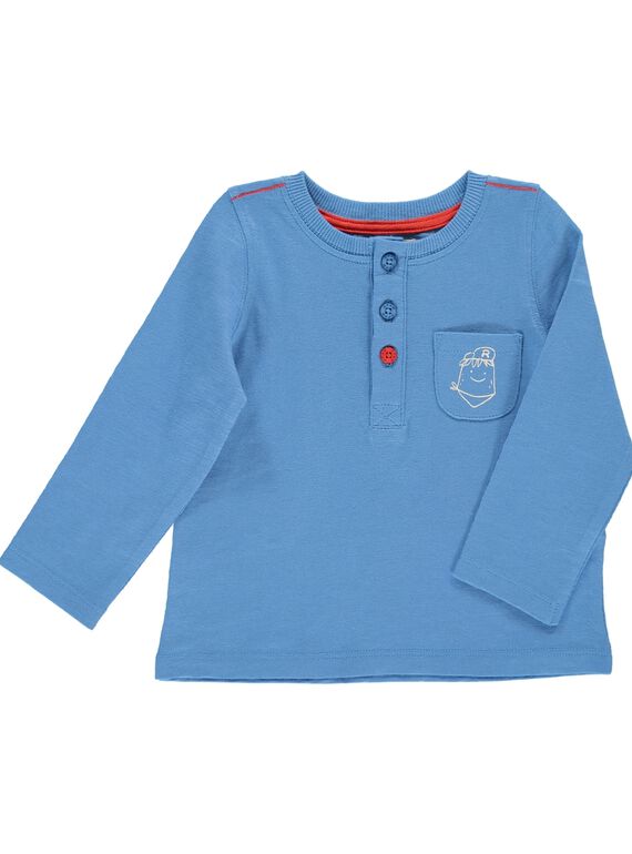 Tee-shirt manches longues bébé garçon CUJOTUN1 / 18SG10R2TML221