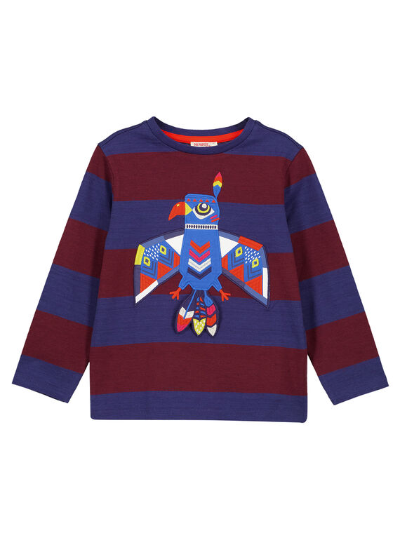 Tshirt épais rayé et animé GOVIOTEE2 / 19W902R1TMLC204