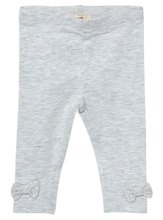 Legging gris clair bébé fille JYIESLEG2 / 20SI0961D26J920